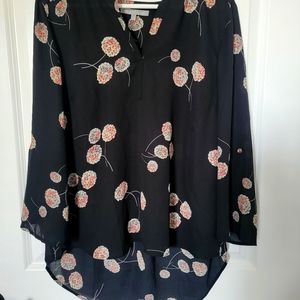 Women's floral blouse, size XL, NWT